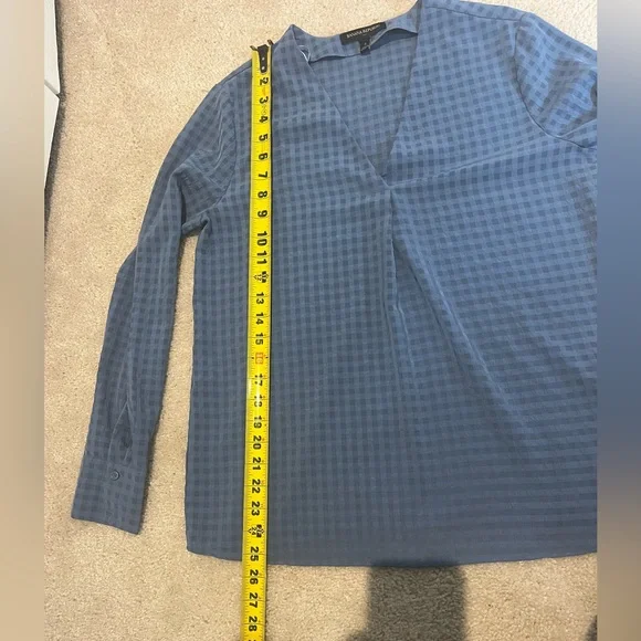 Banana Republic Dusty Light Blue‎ Long Sleeve  Blouse Size Small - Picture 7 of 9